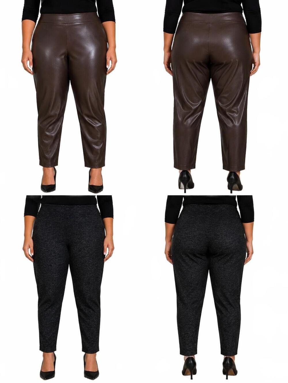 Stylish Lot Of Two Women’s Plus-Size Pull-On Pants Vince Camuto Pair Features